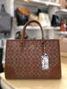 Coach Signature Print Tote Bag for Women with Double Top Handles and Spacious Everyday Carry Design -